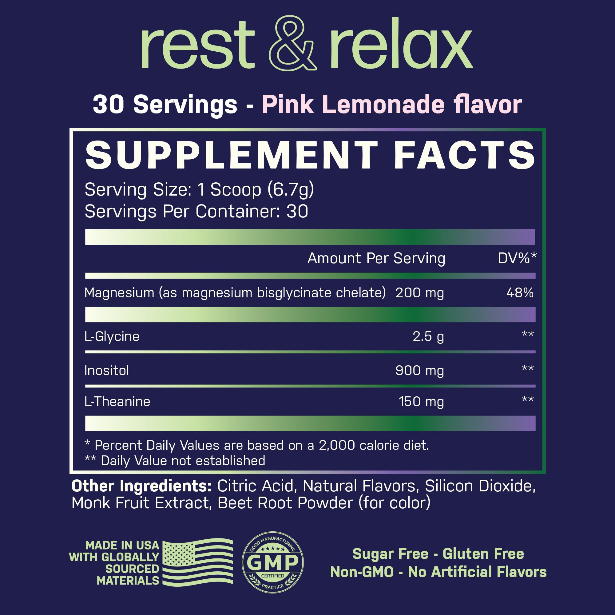 Rest & Relax - Premium Calming Powder